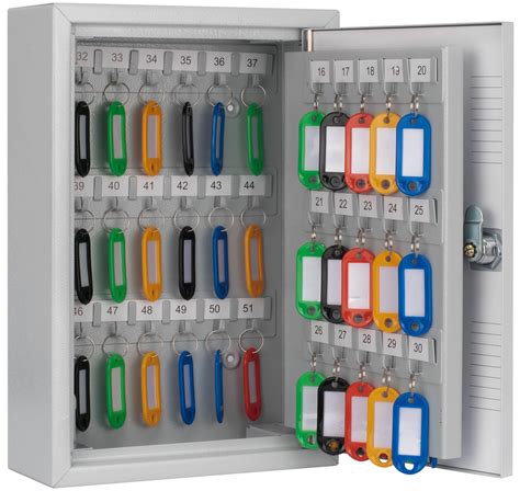 steel wall mounted key cabinet|wall mounted key safe b&q.